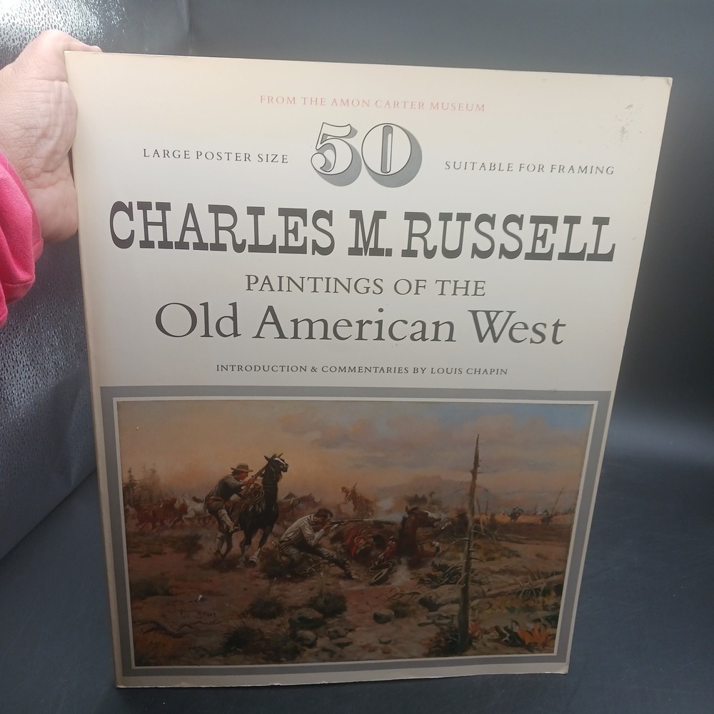 50 Charles M Russell Paintings of the Old American West 1978 Frameable Wall Art